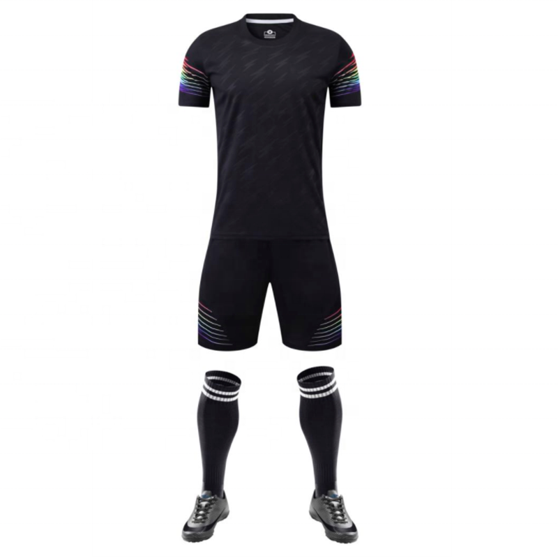 Dark Blue Jerseys for Training Custom Sublimated Soccer Uniform for Man