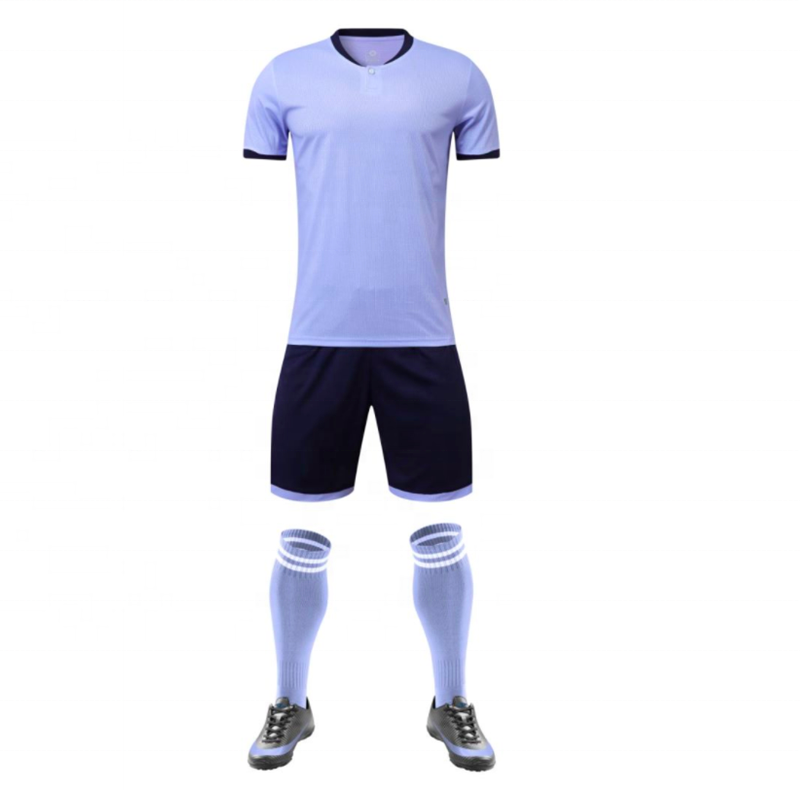 Dark Blue Jerseys for Training Custom Sublimated Soccer Uniform for Man