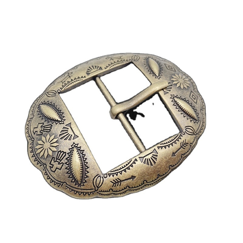 2023 New Zinc Alloy Waist Accessories Belt Buckle Wholesale 4cm Vintage Belt Buckle Pin Buckle