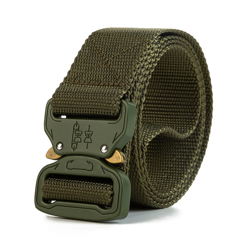 Classic Hot Custom fabric belt Mens Nylon Tactical Belt with quick release buckle