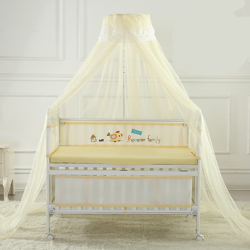 OEM Baby Infant Bedding Mesh Crib Netting Summer Portable Baby Mosquito Insect Cradle Net Folding Baby Bed Crib Mosquito Net