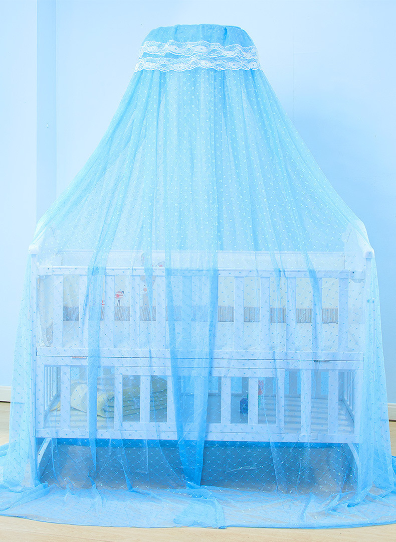 OEM Baby Infant Bedding Mesh Crib Netting Summer Portable Baby Mosquito Insect Cradle Net Folding Baby Bed Crib Mosquito Net