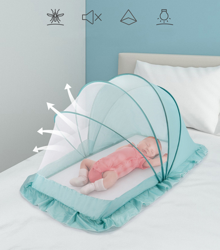 Newborn  Foldable  Canopy Yurt General Baby Mosquito Net Bed Baby Accessories Bed Tent Baby Bed Mosquito Net