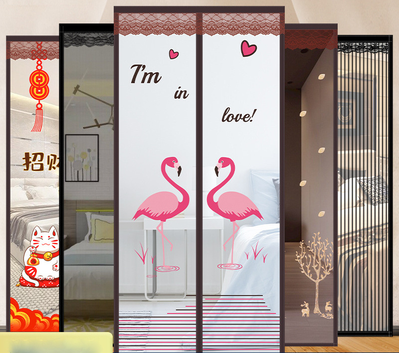 Customized Magnets Door Mesh Insect Sandfly Netting  on The Door Mesh Screen Magnets Hot Mosquito Net Curtain