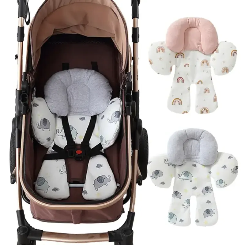 Infant Baby stroller cushion with Pillow cotton pad Baby Car Seat Insert Support Cushion Pad