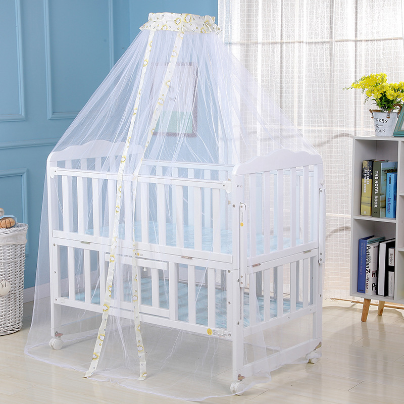 foldable portable baby canopy round mosquito net boys girls princess bed crib netting for kids room decoration