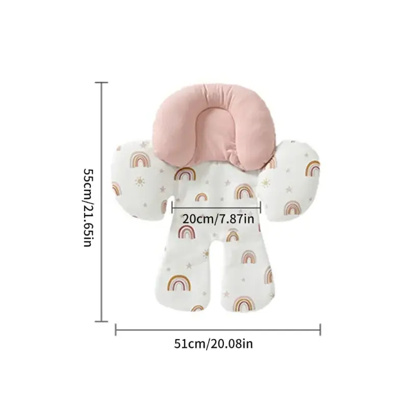 Infant Baby stroller cushion with Pillow cotton pad Baby Car Seat Insert Support Cushion Pad