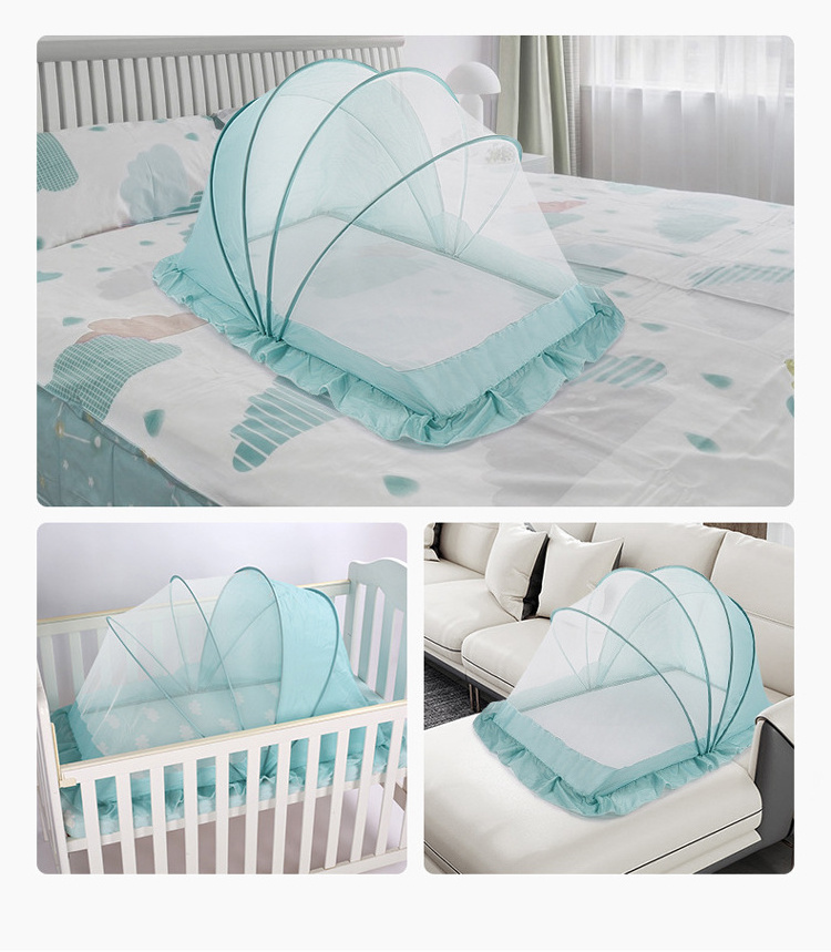 Newborn  Foldable  Canopy Yurt General Baby Mosquito Net Bed Baby Accessories Bed Tent Baby Bed Mosquito Net