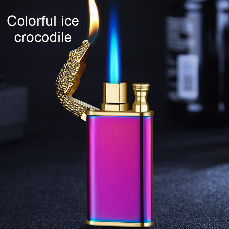 Wholesale Lighters Factory Direct Sales Manual Spice Machine Dragon Lighter