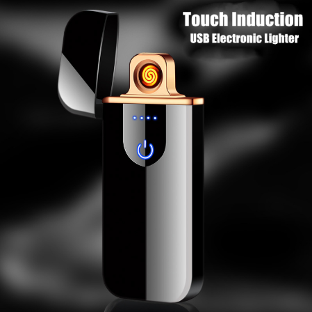 Custom Lighter Cigarette Wholesale Arc USB Rechargeable Flameless Cigarette Lighter