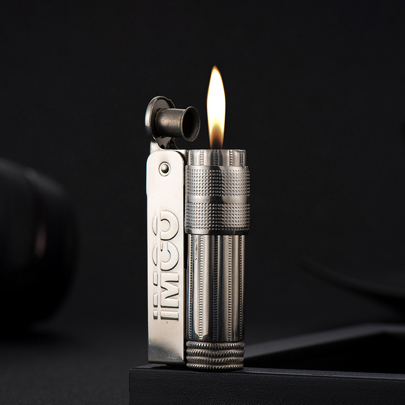 wholesale mini compact kerosene lighter grinding wheel windproof oil metal lighter for cigarette