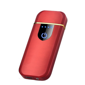 Custom Lighter Cigarette Wholesale Arc USB Rechargeable Flameless Cigarette Lighter