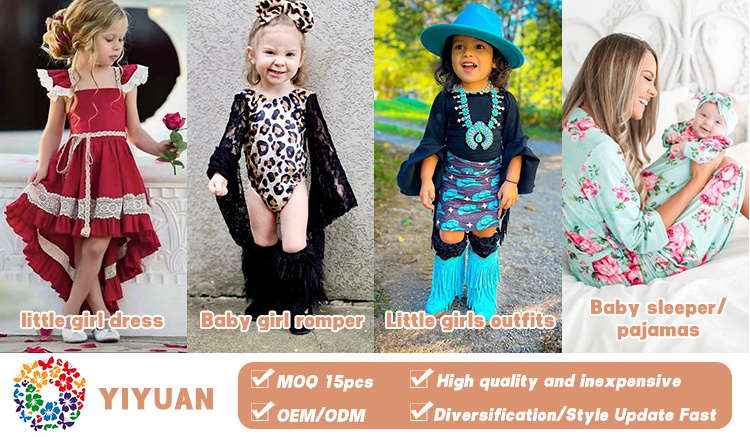 Conjuntos de ropa para ninas con nido de abeja Fashion Big Size Summer Smocked Baby Girls Clothing Sets Wholesale Western sets