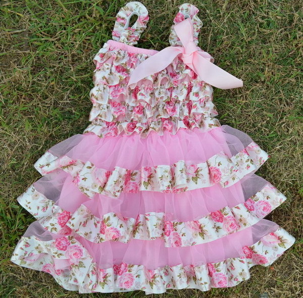 New Baby Clothing One Piece Girls Party Dresses For Lace Dress Frock designs Party wear dress patterns