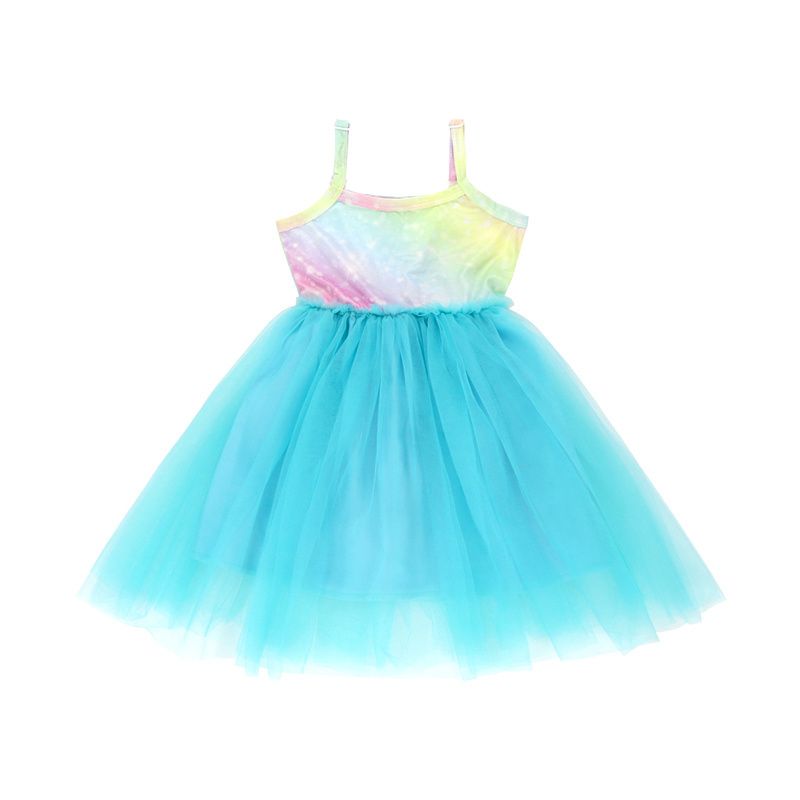 Baby Girls Tutu Dress Toddler Infant Sleeveless Basic Solid Tulle Sling Princess Sundress Dance Outfit for Little Girl