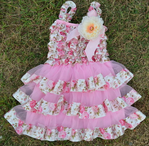 New Baby Clothing One Piece Girls Party Dresses For Lace Dress Frock designs Party wear dress patterns