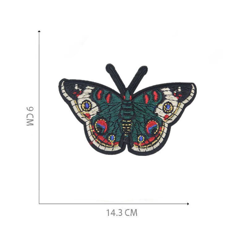 chinese ethnic style magpie crane butterfly flower design iron on clothing large patches embroidery