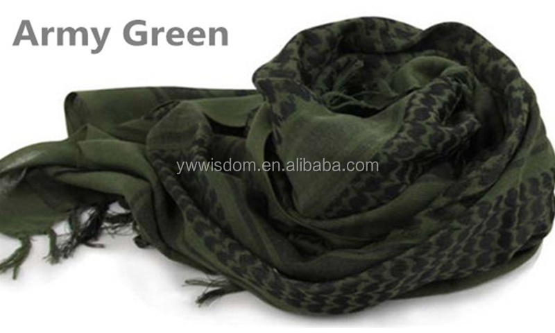 ESDY Tactical Windproof Shemagh Desert ARAB Scarves Hijabs Combat Scarf