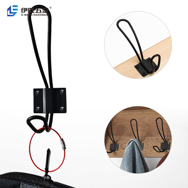 YIWANG Four Screws Reinforcement Wall Hanging Wooden Suspension Hanger Hooks