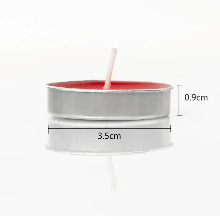 Wholesale Price Unscented 4 Hour Tealight Candle Paraffin Wax Tea Light Candles 50 Packs