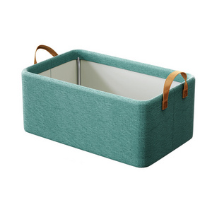 Closet Basket Cube Box Foldable Oxford Fabric Storage Bins Clothes Organizer With Handle Wardrobe Storage Basket Organizer