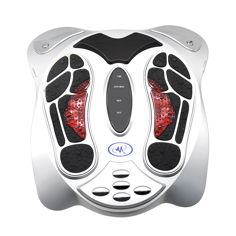 Electronic EMS Blood Circulation Massage Machine, Vibrating Infrared Tens Foot Massager