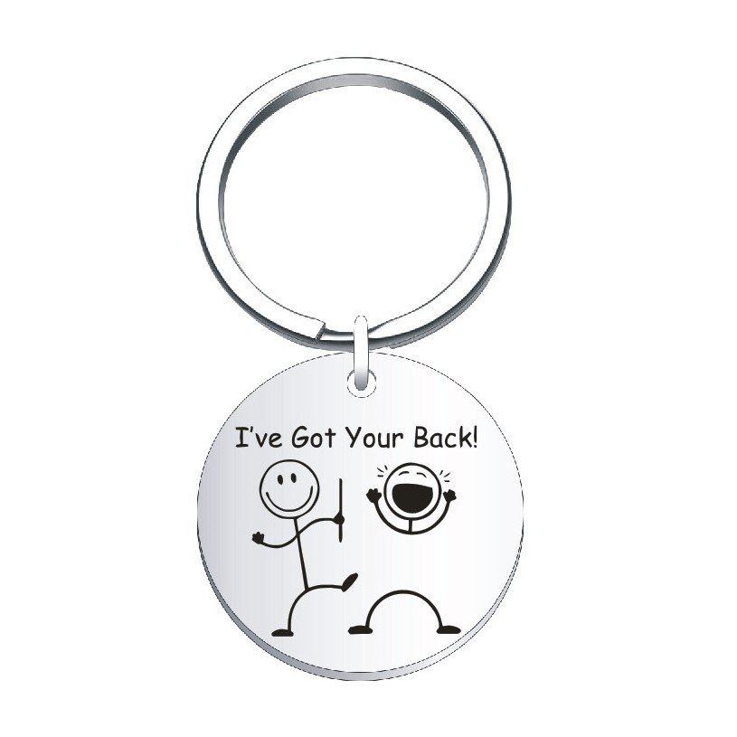 Funny Gifts Best Friend Keychain for Friends I Got Your Back for Women Men Christmas Birthday Valentine Gift key chain