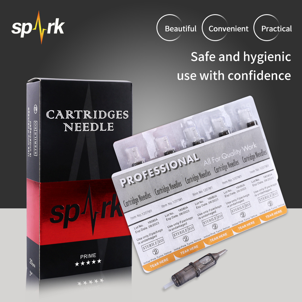 Spark cheap permanent makeup needles mixed size tattoo needles cartridges for tattoo shop