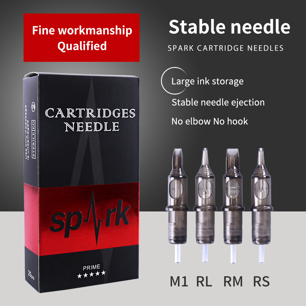 Spark cheap permanent makeup needles mixed size tattoo needles cartridges for tattoo shop