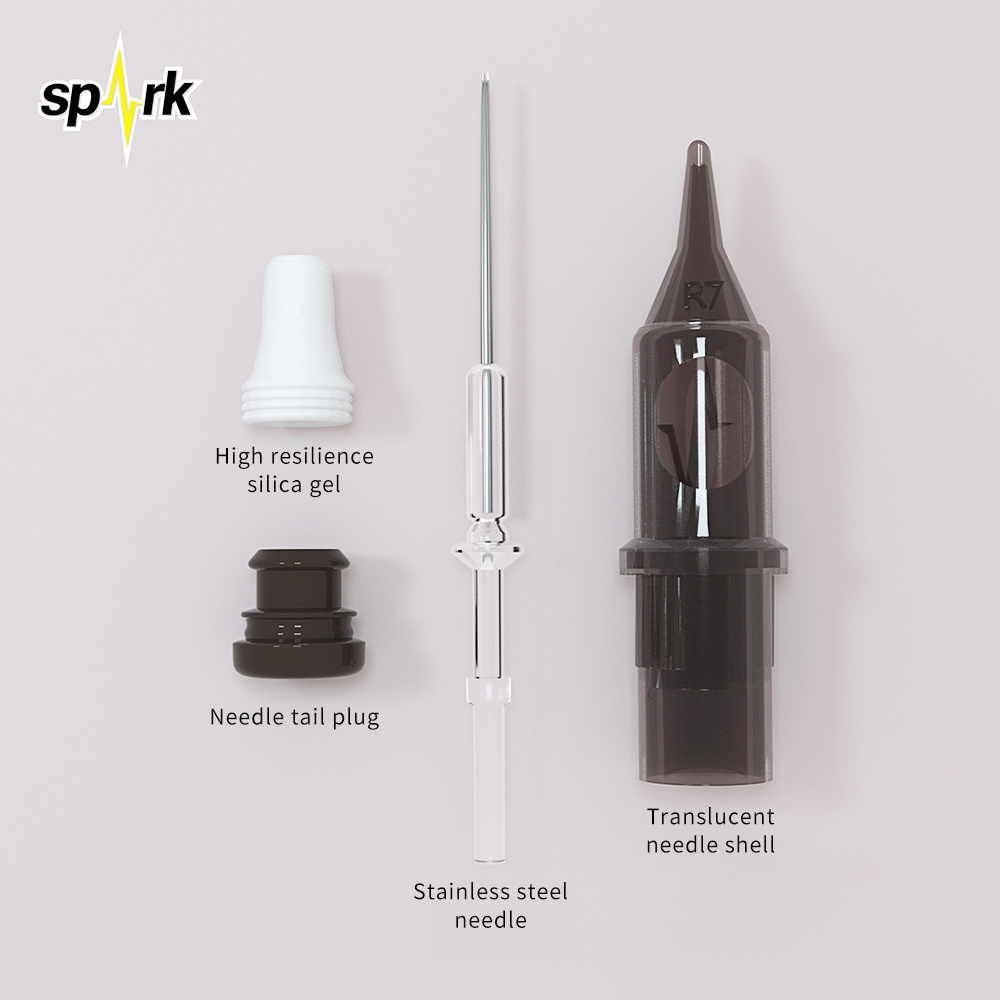 Professional supplies cheap tattoo stainless cartridge needle membrane spark needles tattoo