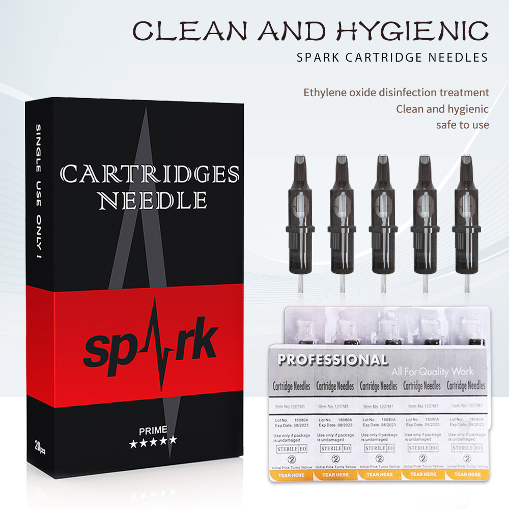 Spark cheap permanent makeup needles mixed size tattoo needles cartridges for tattoo shop