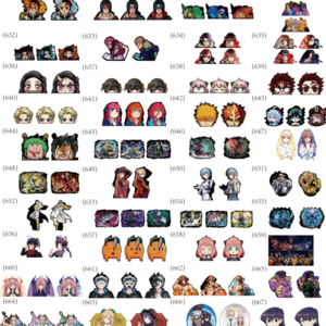 1000 Designs Mix Wholesale Anime Chainsaw Man Motion Sticker Cute Pochita 3D Decals Car Waterproof Decor Wall Art