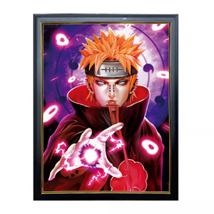 Custom 30*40 cm Japanese Anime Painting  Anime Pictures 3D Poster Lenticular Anime Poster for Wall Decors