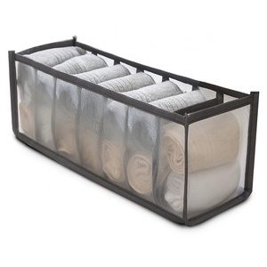 New Drawer Underwear Bra Socks Storage Box Foldable Storage Organizer Wardrobe Clothing Storage Bag Divider Closet