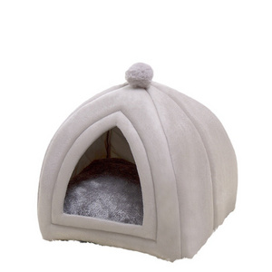 Pet  wholesale cat kennel winter warm dog kennel four seasons universal cat house semi enclosed cat bed house Pet kennel