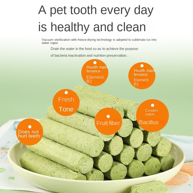 6pcs/bag Cat grass teething sticks pet treats hairball gentle hair removal ready-to-eat cat teeth cleaning cat grass sticks