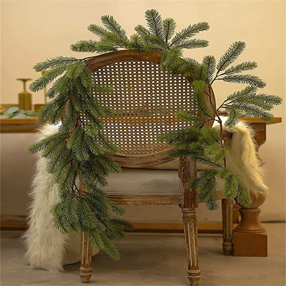 Artificial Christmas Garland Pine Cypress Greenery Garland Holiday Outdoor Winter Decor