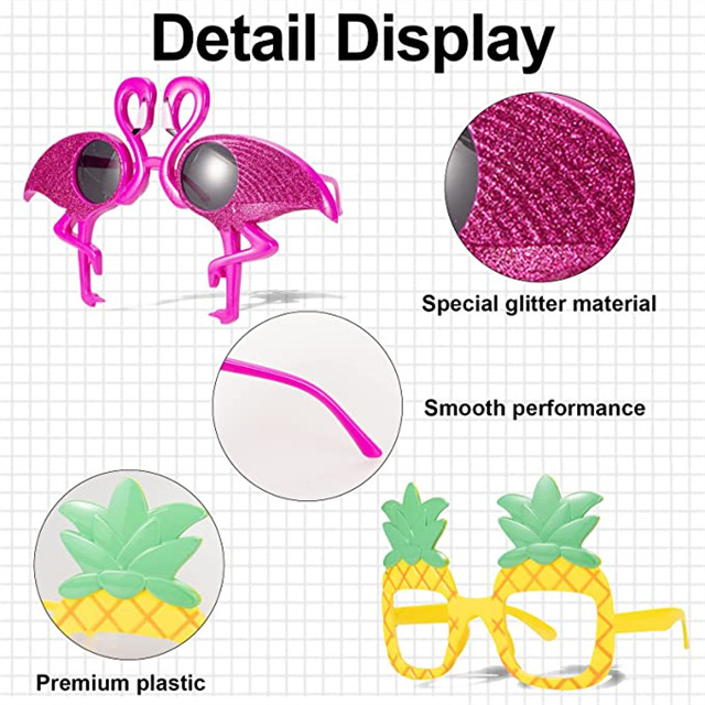 Wholesale Funny Tropical Party Sunglasses For Summer Pool Beach Party Photo Booth Props Favors Party Decorations