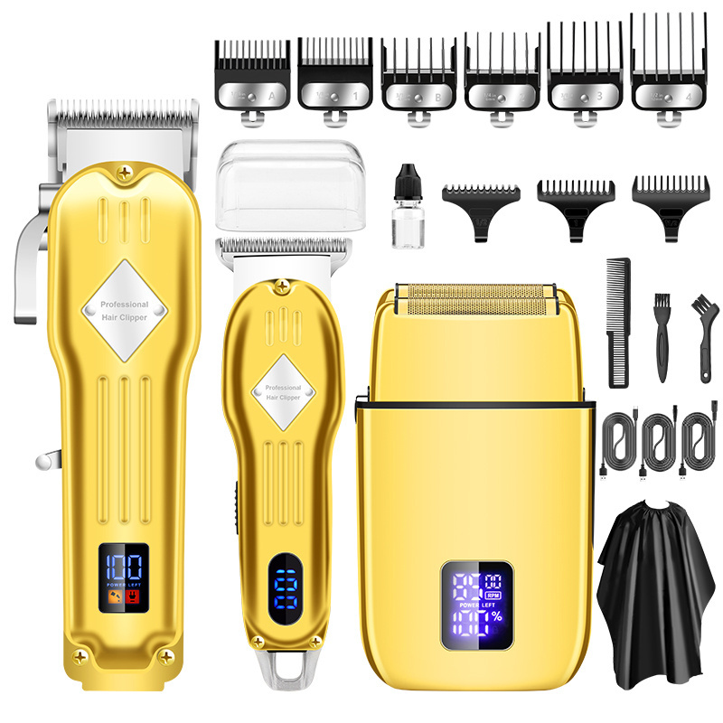 Professional Products Hair Clippers Electric Shaver Hair Trimmer Mens Beard Grooming Set New Arrivals 3 in 1 USB