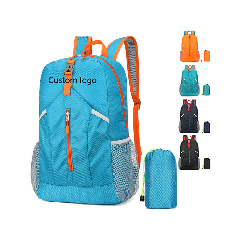 Wholesale Waterproof Large Capacity Mountaineering Climbing Travel Outdoor Sports Bag custom fold Hiking Backpacks