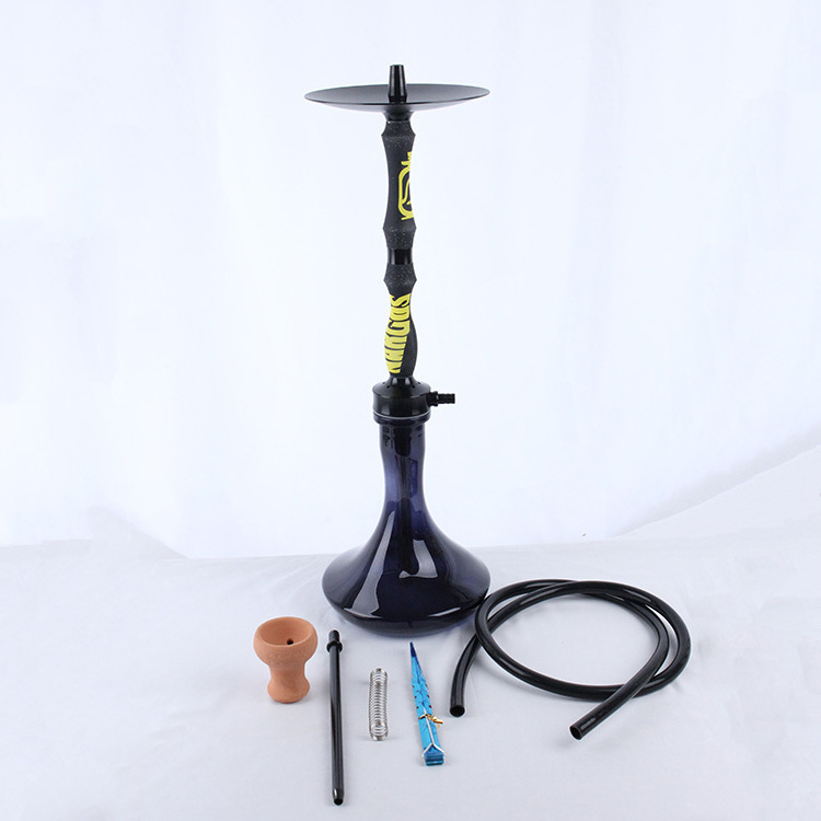 Factory direct sale Arab hookah set chicha customization shisha hookah glass hookah  shisha with hose