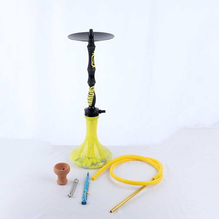 Factory direct sale Arab hookah set chicha customization shisha hookah glass hookah  shisha with hose