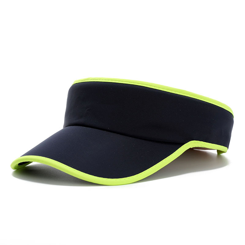 Custom Sweat-absorbent Sun visor Protection Tennis Neon Sport Visor Caps Golf Hats