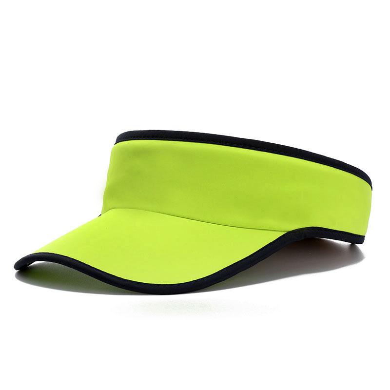 Custom Sweat-absorbent Sun visor Protection Tennis Neon Sport Visor Caps Golf Hats