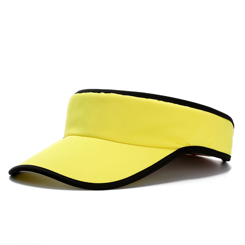 Custom Sweat-absorbent Sun visor Protection Tennis Neon Sport Visor Caps Golf Hats