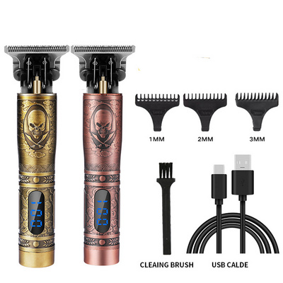 Cross-border new arrival retro hair clipper household electric oil head hair clipper electric Clipper suit