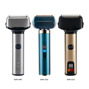 4D Floating Reciprocating Foil Cutter Ipx7 Washable Mini Shaver Portable Electric Shaver usb Rechargeable Shaver For Men