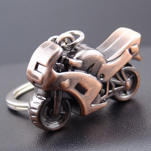 Creative Personality Motorcycle Keychain Metal Car Model Car Pendant Keyring Advertising Gift