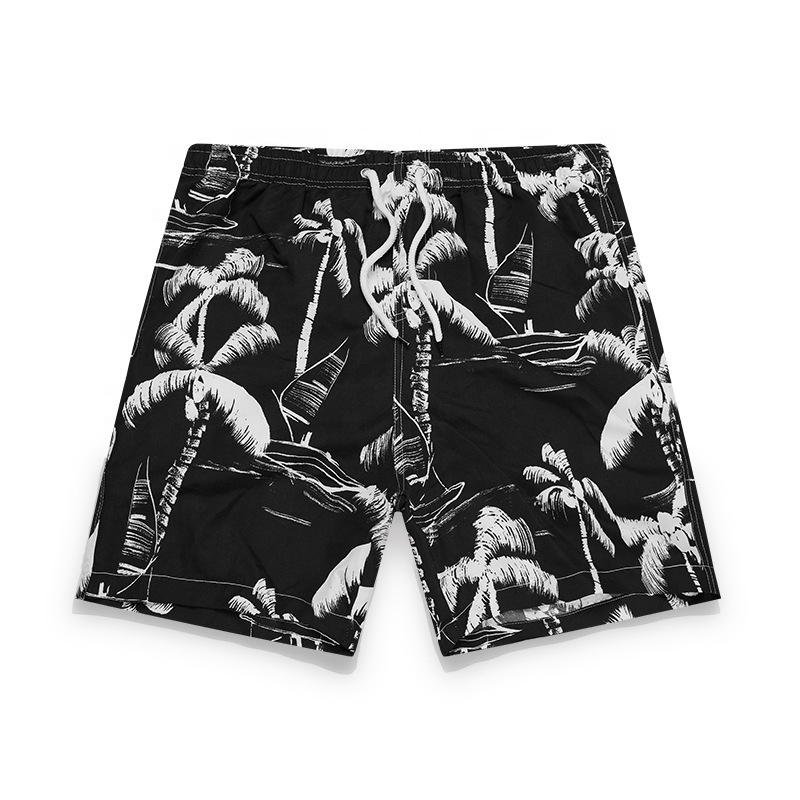 Wholesale of 2024 sublimation printed men's vacation beach pants quick drying sports beach wear volleyball  shorts