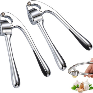 Hot Kitchen Gadgets Garlic Press With Easy Press Handle Heavy Duty Garlic Chopper Ginger Garlic Mincer